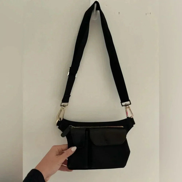 DKNY Black Leather Sling Back Bag - Picture 2 of 10